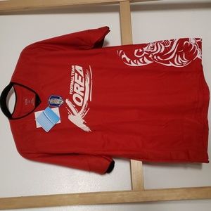 South Korean National Football Team NWT Mens Size Large 105 Red White